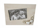 Portafoto 15x10 Shabby Chic Rettangolare 23x2,5x18 h cm in MDF Tortora