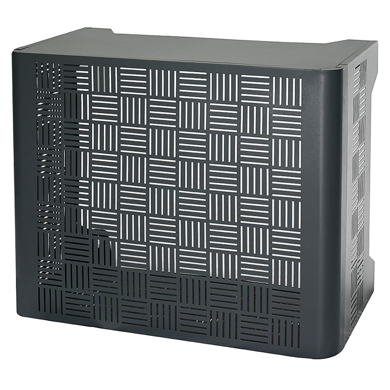 Copri Condizionatore da Esterno Medium 100x54/60x85 cm in Acciaio Zincato Antracite