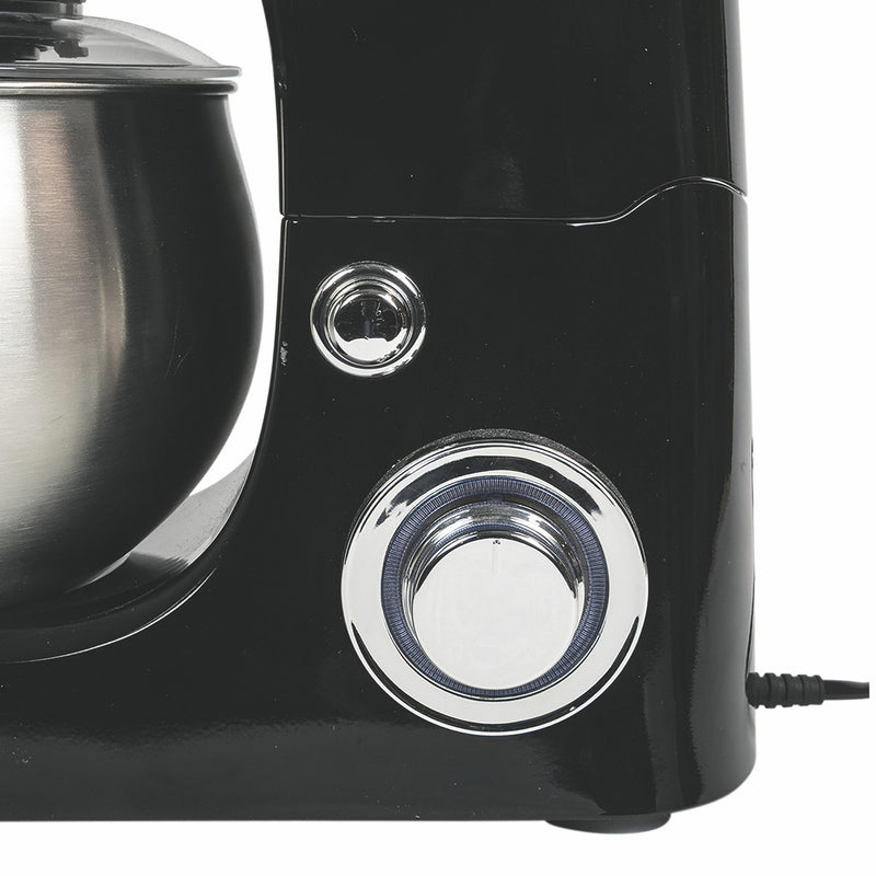 Impastatrice Planetaria 5 Litri 6 Velocità 1300W Ciotola in Acciaio Kooper Atena Nera