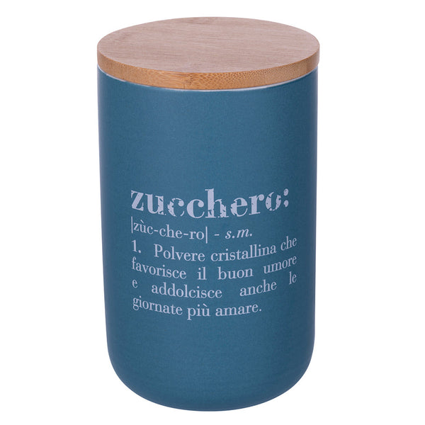 sconto Pot à Sucre Double Face 750 ml en New Bone China VdE Tivoli 1996 Vert Pétrole