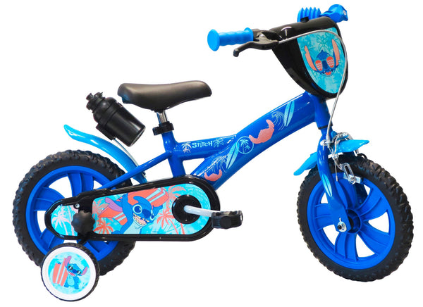 Bicicletta per Bambino 12” 1 Freno Gomme in Eva con Licenza Disney Stitch Blu acquista
