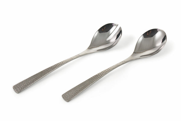 acquista Coffret de 2 Couverts de Service en Acier Poli Argenté VdE Tivoli 1996 Pierre