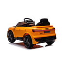 Macchina Elettrica per Bambini 12V Licenza Ufficiale Audi SQ8 E-Tron con Telecomando e Sedile Pelle Giallo