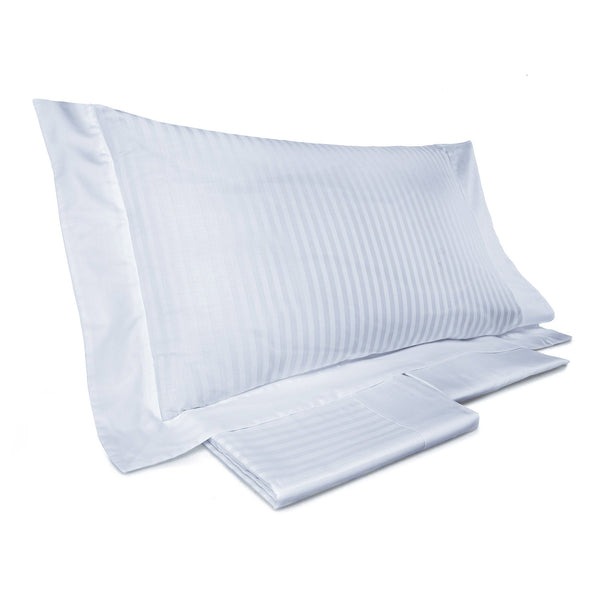 Housse de couette avec draps et taies d'oreiller Mitera Ruby Light Blue Différentes tailles acquista