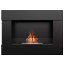 Camino a Bioetanolo da Parete 90x65,2 cm Flig Boston Nero