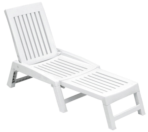 acquista Transat en Résine Bauer Orfeo Blanc