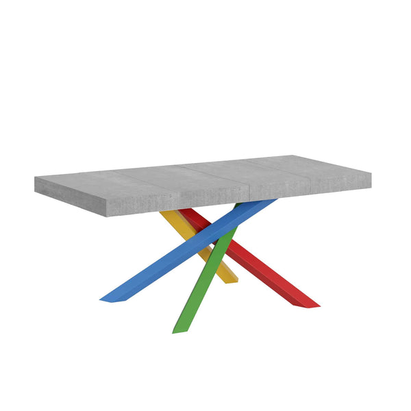 sconto Table Extensible 130/234x90x77 cm Volantis Premium Ciment