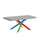 Table Extensible 120/224x90x77 cm Volantis Premium Ciment