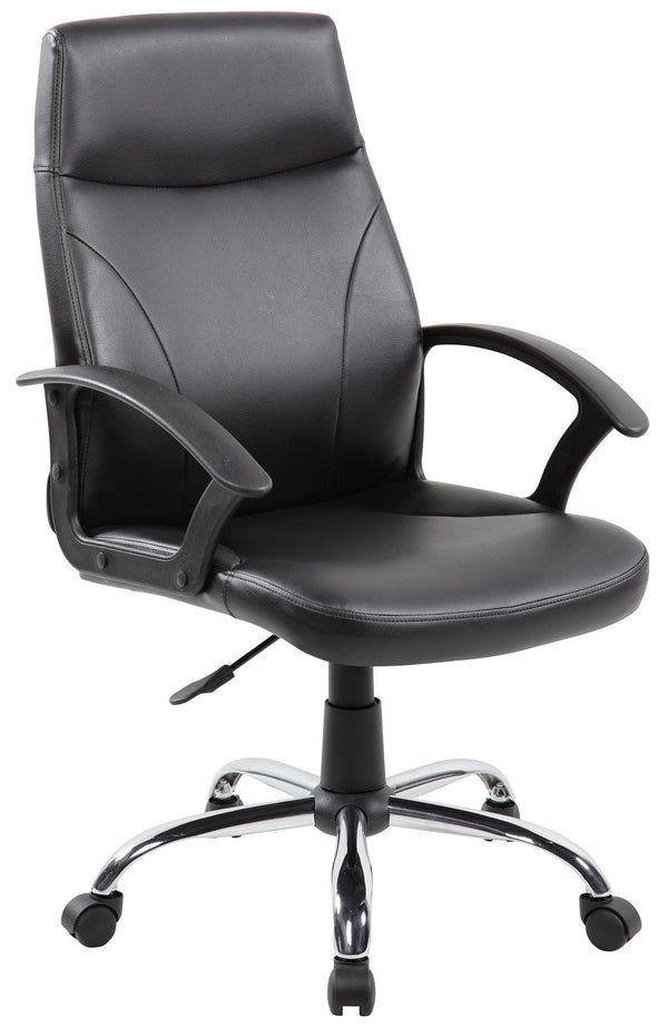 Chaise de bureau exécutive en similicuir Tosini Richmond noir prezzo