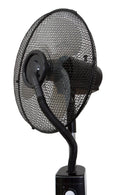 Ventilatore a Piantana Ø40cm con Nebulizzatore ad Acqua Qlima FSM40 Bianco e Nero