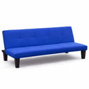 Divano Letto 175x80x70 cm in Microfibra Blu