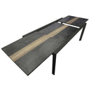 Tavolo Allungabile da Giardino 200/300,5x104xh76 cm in Alluminio Riverside Antracite