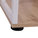 Scrivania da Ufficio Porta PC con Scaffale 133x55x123 cm 