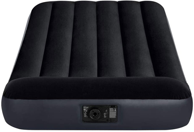 Materasso Matrimoniale Gonfiabile 203x152x25 cm con Pompa Elettrica Integrata Intex