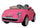Voiture électrique pour enfants 12V avec permis Fiat 500 rose