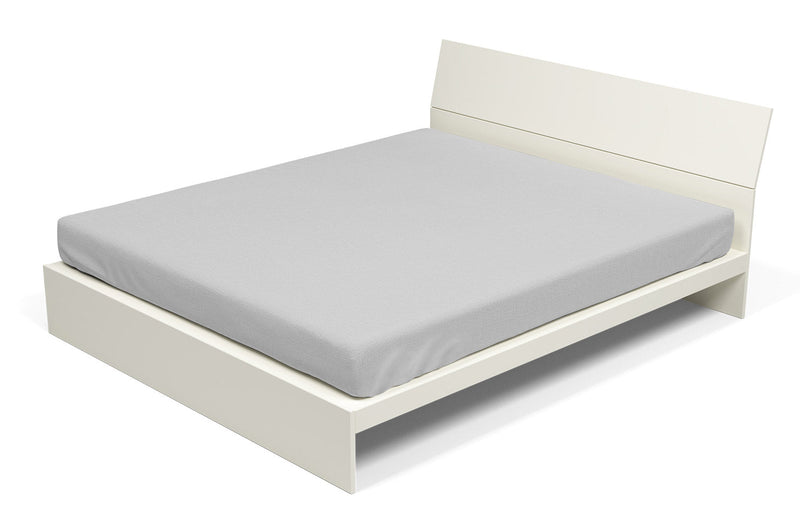 Lenzuolo Sotto con Angoli ed Elastico Tinta Unita Grigio Chiaro