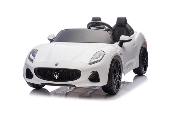 Macchina Elettrica per Bambini Licenza Maserati Folgore 12V Bianco sconto