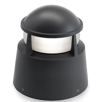 sconto Lampadaire Point Lumineux Rond Couleur Gris pour Outdoor Line Stage Livos