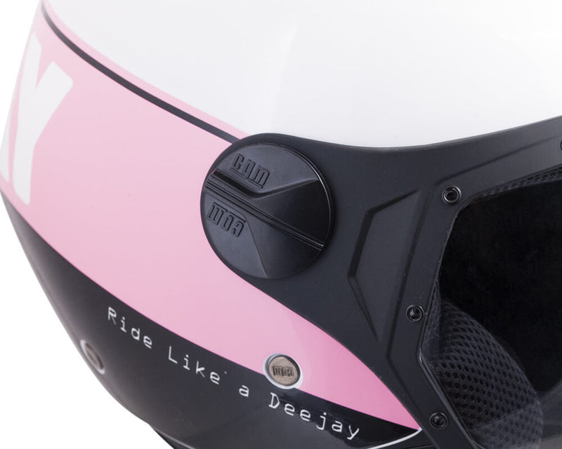 Casco Jet per Scooter Visiera Sagomata CGM Deejay 107DJ3 Rosa