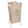 Panier à linge pliable en tissu de sac beige cm 29x33,5xh66