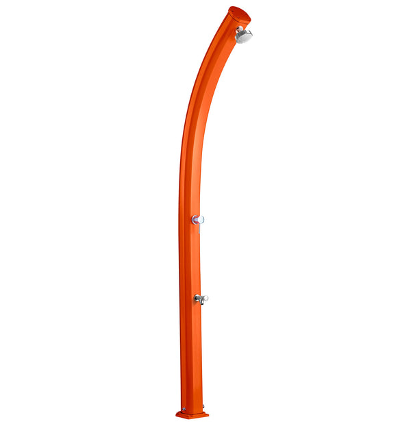 acquista Doccia Solare da Giardino 25L Miscelatore e Lavapiedi Arkema Jolly Arancio