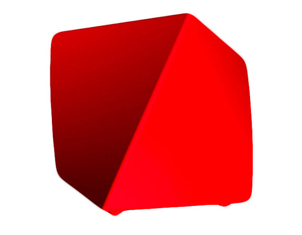 Vaso 45x45 cm in Resina Arkema Twisty Vase Cherry prezzo