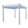 Pergola de Jardin 3x4m en Aluminium Blanc