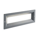 Faretto Segnapassi a Incasso da Esterno a LED 12W da Parete Aperto Sovil Mask Grigio