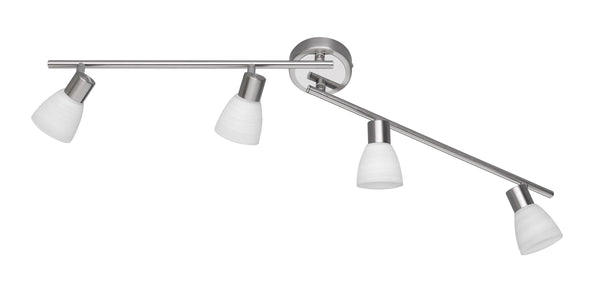 Spot LED d'intérieur en métal nickel mat online