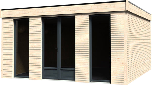 Abri de Jardin Habitable 4,97x4,97m Sans Sol avec Murs Isolants Déco Maison 21m² online