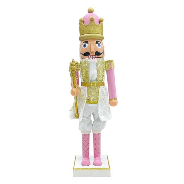 online Noël Casse-Noisette Soldat H80 cm Rose et Or