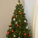 Albero di Natale Artificiale 210 cm 960 Rami 300 LED  Pino Verde