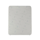 Topper Memory Con Fodera in Poliestere e Bioceramica Bianco Varie Misure