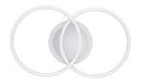 Plafoniera da Interno a LED SMD in Metallo Cromo