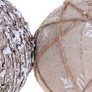 Palline Decorative per Albero di Natale Assortite, 16 Pezzi Ø8 cm Natural