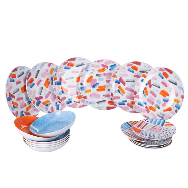 Service De Table En Porcelaine 18 Pièces VdE Tivoli 1996 Signes sconto