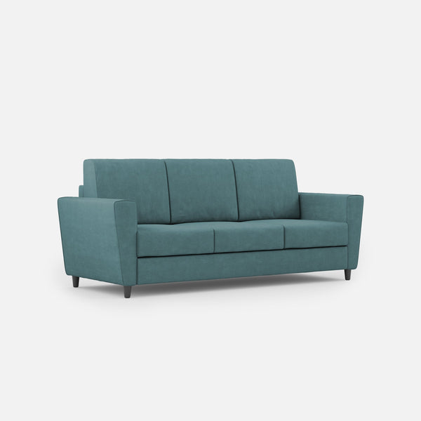 prezzo Canapé 3 places Yasel 212x85x85 cm en tissu pétrole