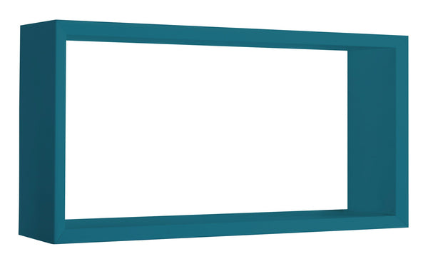 Etagère Cube Murale 70x35x15,5 cm en Fibre de Bois Artù Atoll Bleu sconto