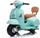 Piaggio Mini Vespa GTS électrique 6V pour enfants vert émeraude