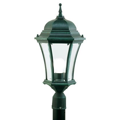Diamètre de la lampe frontale de poteau 60 mm Couleur noire et verte pour ligne courbe extérieure Sovil online