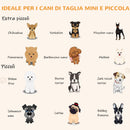 Cuccia per Cani Impermeabile da Esterno 80x55x53.5 cm in Legno Grigio