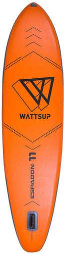 SUP Tavola Gonfiabile 335x81x15 cm con Pagaia Zaino e Accessori Wattsup Espadon Arancione