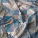 Copripiumino con Stampa sul Sacco e Federe Linea River Sepik Blue Varie Misure