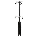 Cavalletto Portabici Verticale 2 Posti Max 100 Kg in Alluminio e Acciaio  Nero