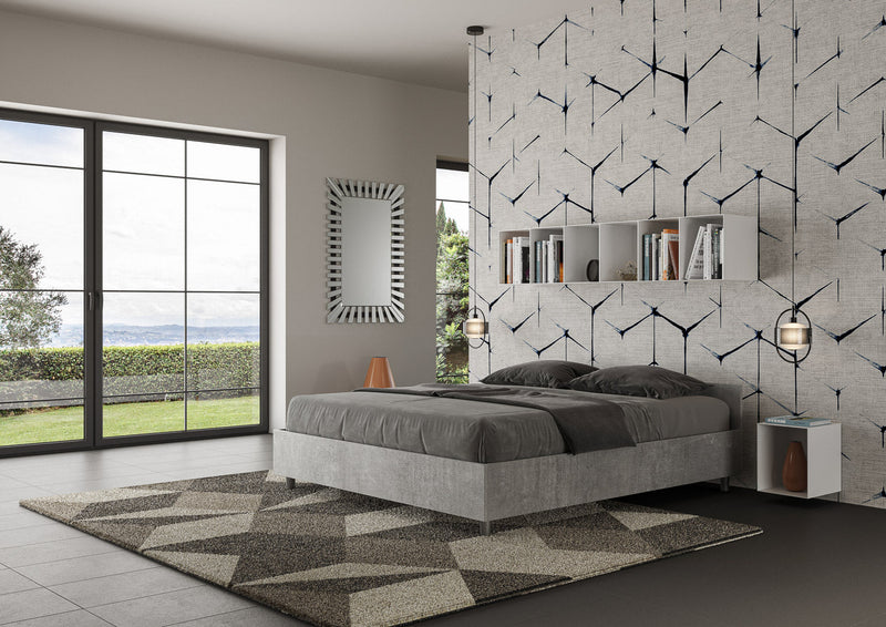 Letto Matrimoniale Nuamo Cemento Varie Misure