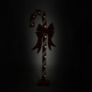 Bastoncino di Zucchero H106 cm da Giardino con Led Rosso e Bianco