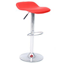 Sgabello in Similpelle Rosso Design Moderno per Bar Casa Cucina Pub