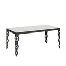 Tavolo Allungabile 180-440x90x77 cm Karamay Evolution Bianco Frassino