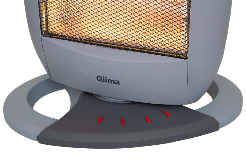 Stufa Alogena 1200W 3 Elementi Qlima EIH 1200 Bianca