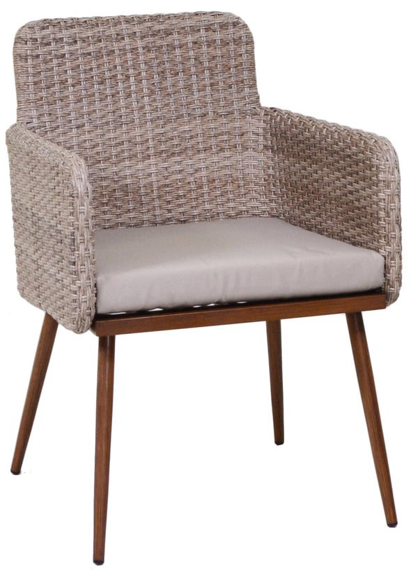 acquista Fauteuil de jardin en polyrotin Adami Natural Tirreno